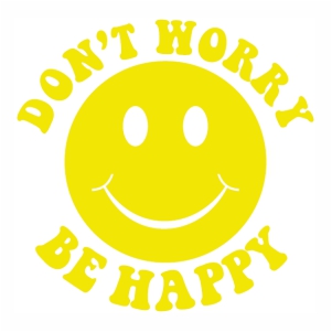 Dont Worry Be Happy logo Vector