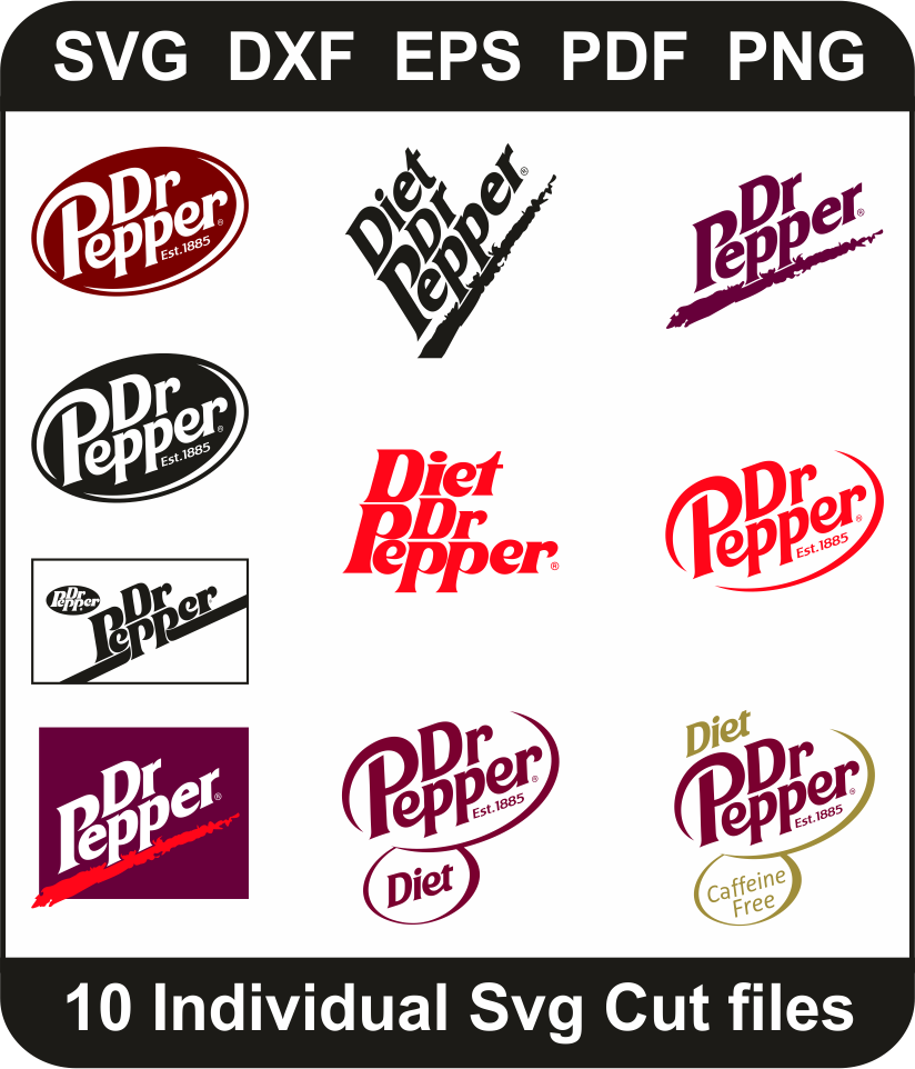 Dr Pepper Svg Bundle