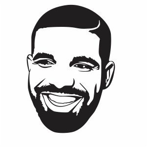 Drake Face Vector