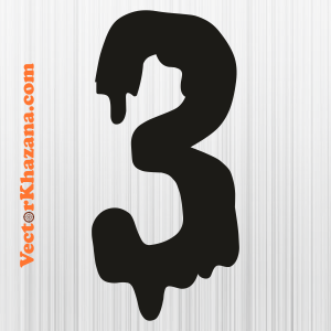 Dripping_Number_3_Svg.png