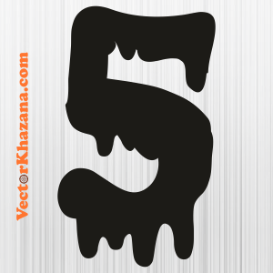 Dripping_Number_5_Svg.png