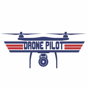 Drone Pilot logo svg cut file