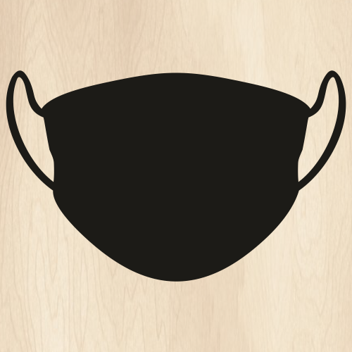 Simple Face Mask Svg