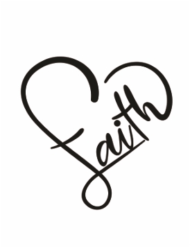 Faith Heart Vector