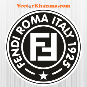 Fendi Roma Italy 1925 Circel Svg | Fendi Png Vector