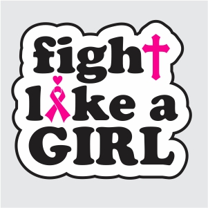 Fight Like A Girl Vector