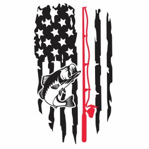 Free Free 115 Hunting And Fishing American Flag Svg SVG PNG EPS DXF File