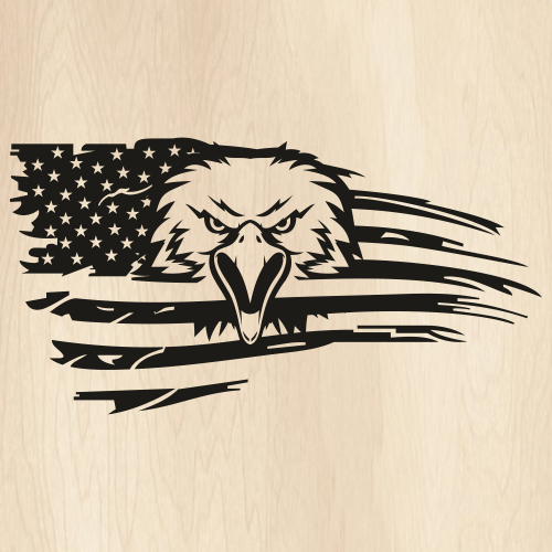 US Eagle Flag Svg