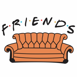 Friends Show Couch Svg Friends Show Sofa Friends Show Logo Friends Show Svg Cut File Download Jpg Png Svg Cdr Ai Pdf Eps Dxf Format