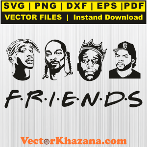 Hip Hop Friends Svg