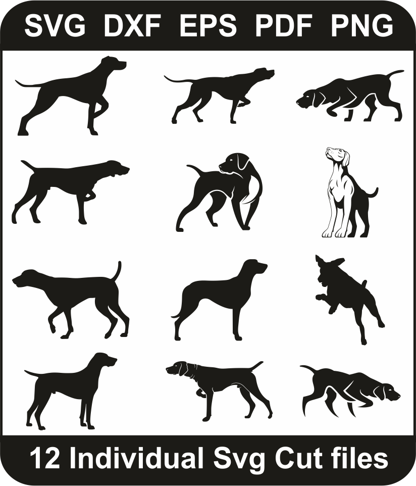 German Shorthaired Pointer Svg Pack