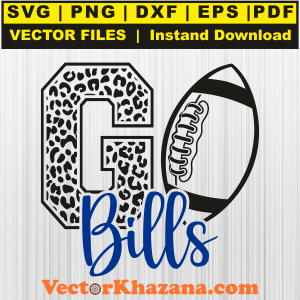 Go Buffalo Bills Football Svg