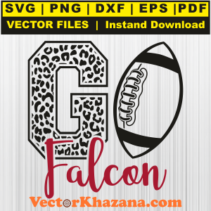 Go Falcons Football Svg