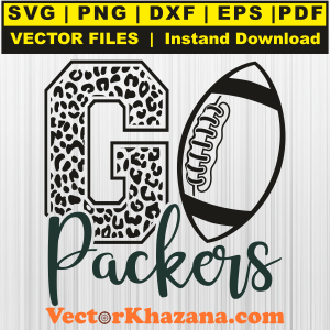 Go Packers Football Svg