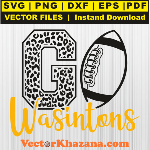 Go Washington Football Svg