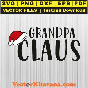 Grandpa Claus Svg