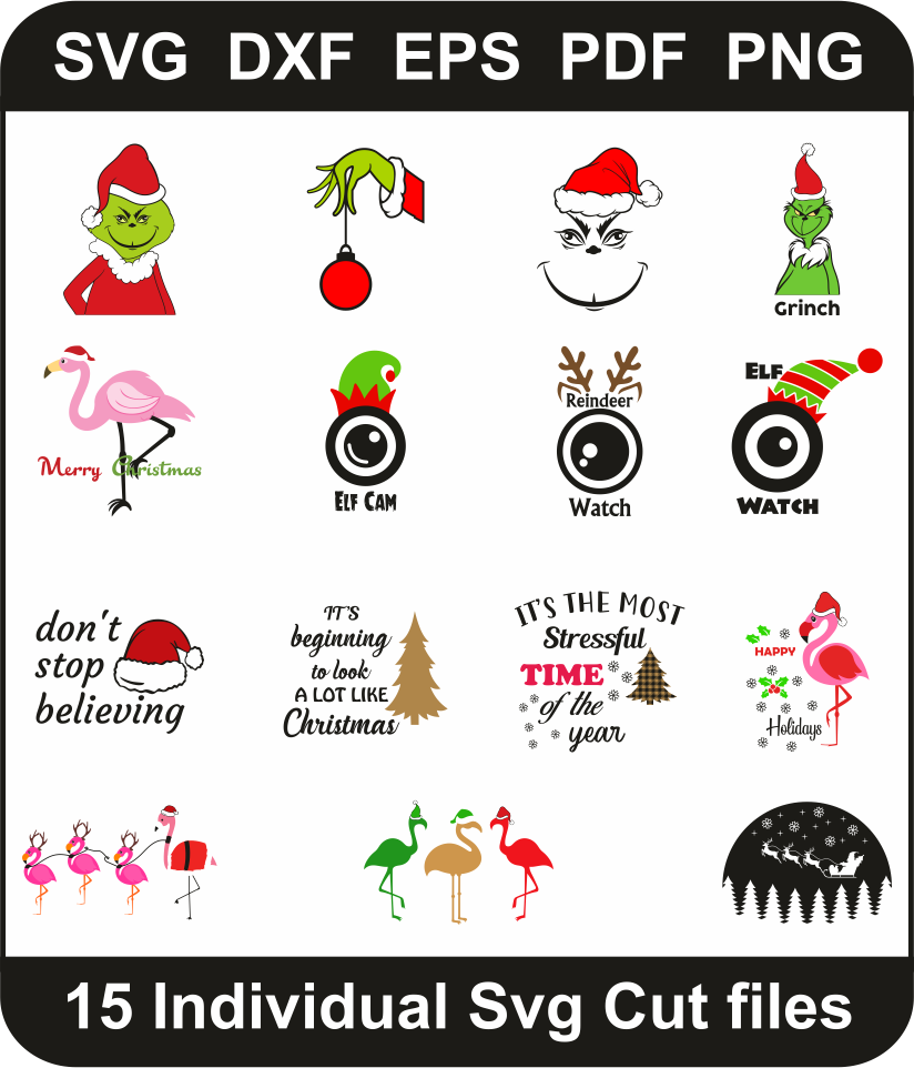 Grinch Christmas Svg Bundle