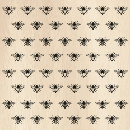 Gucci Bee Pattern Svg