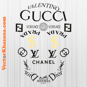 Louis Vuitton Svg,Brand Logo Svg, Chanel logo,Prada Logo, Dior