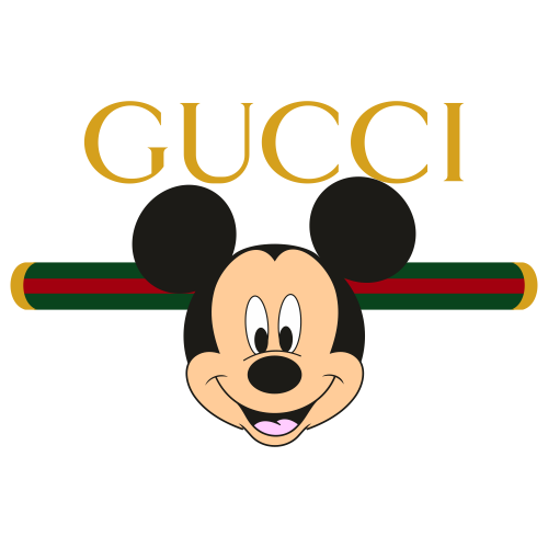 Gucci Mickey Mouse Head SVG | Gucci Logo Png