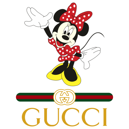 Gucci Minnie Logo Png