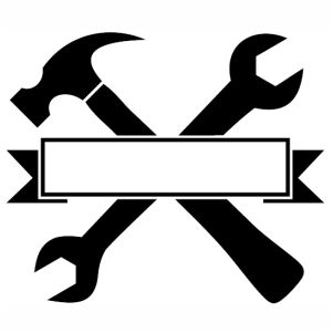Wrench and Hammer Icon vector file