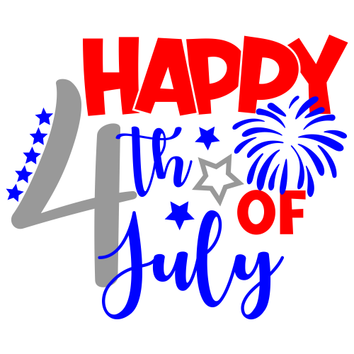 Happy 4th Of July Logo Svg