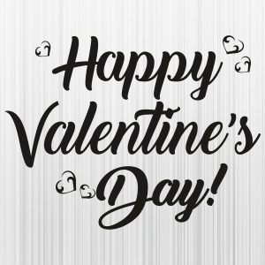 Happy Valentines Day Letter Svg