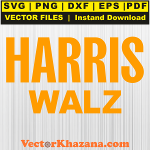 Harris Walz Svg