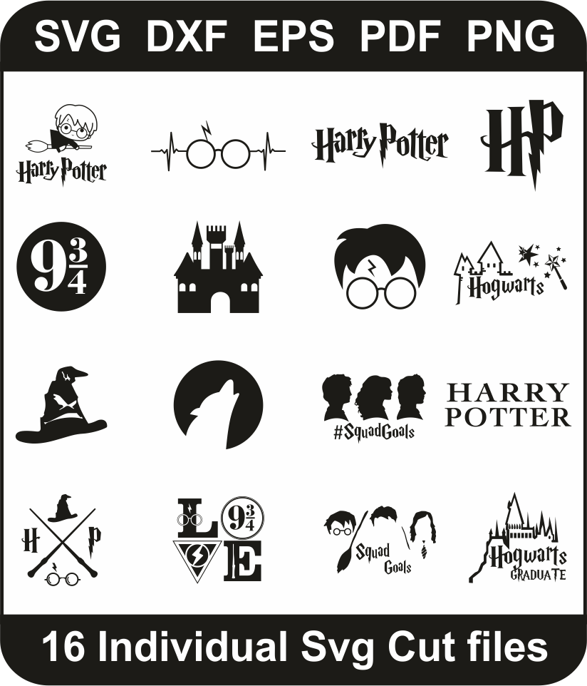 Harry Potter Svg Bundle