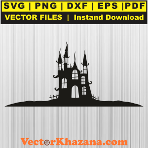 Haunted House Clip Art Svg