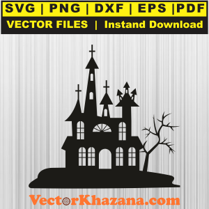 Haunted Spooky Svg