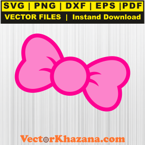 Hello Kitty Bow Svg File