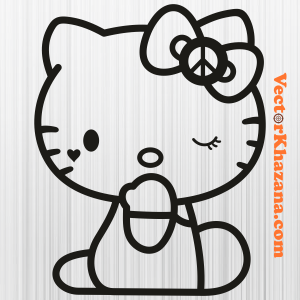 Hello Kitty Peace Sign Png