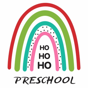 Ho Ho Ho Preschool Vector