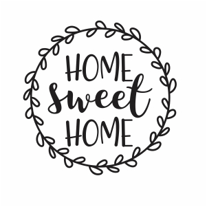 Home Sweet Home Svg Home Sweet Home Circle Svg Cut File Download Jpg Png Svg Cdr Ai Pdf Eps Dxf Format