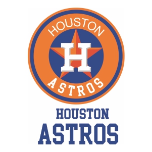 Houston Astros Heart Flag PNG file template