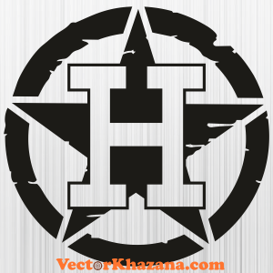 Houston Astros Black Svg