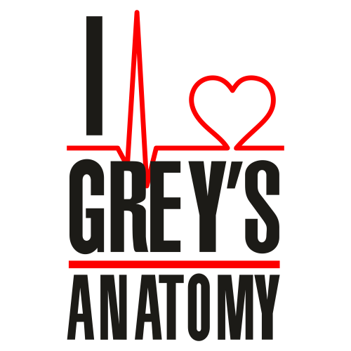 I Love Greys Anatomy Logo SVG | Greys Anatomy Tv Show Svg | Greys ...