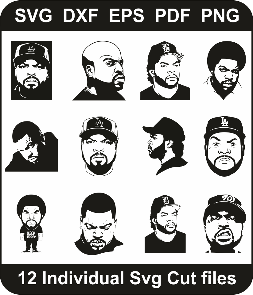 Ice Cube Svg Bundle