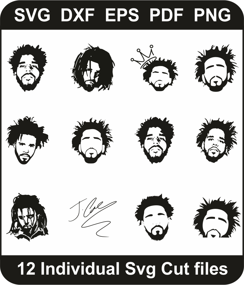 J Cole Svg Bundle