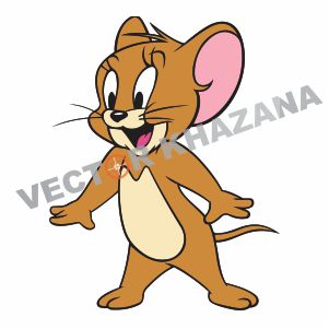 tom and jerry logo vector