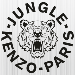 Jungle Kenzo Paris Black SVG | Jungle Kenzo Paris PNG | Kenzo Jungle ...