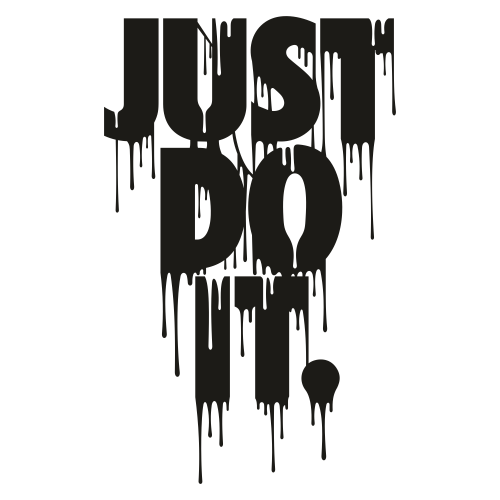 Buy Just Do It Dripping Logo Svg Png Online in USA