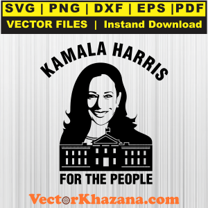 Kamala Harris For The People Svg