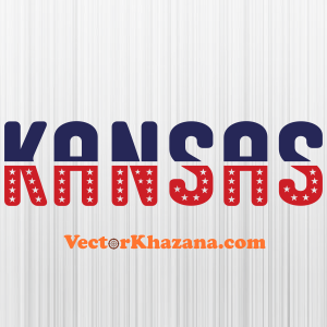 Kansas US Flag Svg