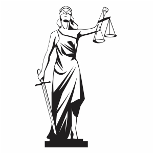 Lady Justice Themis Vector