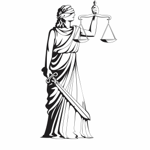 justice scale lady