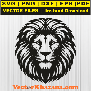 Lions Head Svg