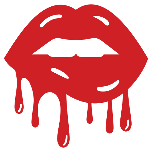 Red Gold Sexy Dripping Lips Silhouette Png Biting Lips Png Etsy My Xxx Hot Girl